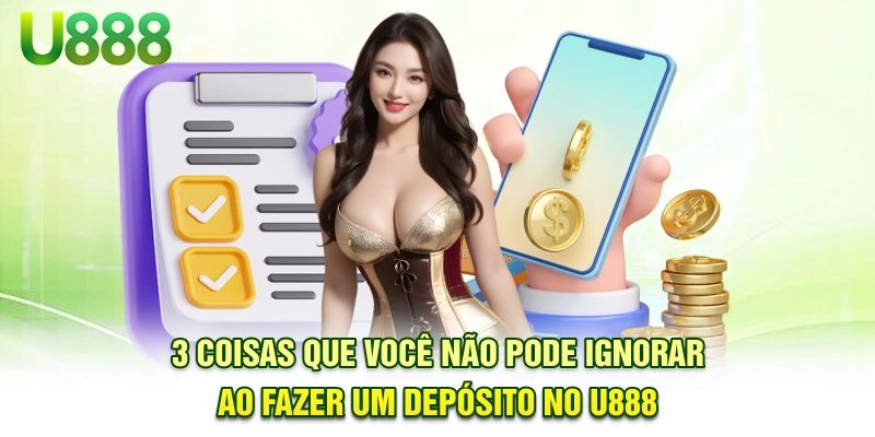 3 coisas que você não pode ignorar ao fazer um depósito U888