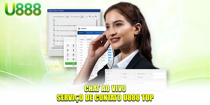 Chat ao vivo - Serviço de contato U888 Top