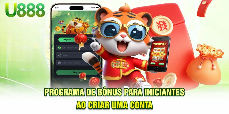 Programa de bônus para iniciantes ao criar uma conta