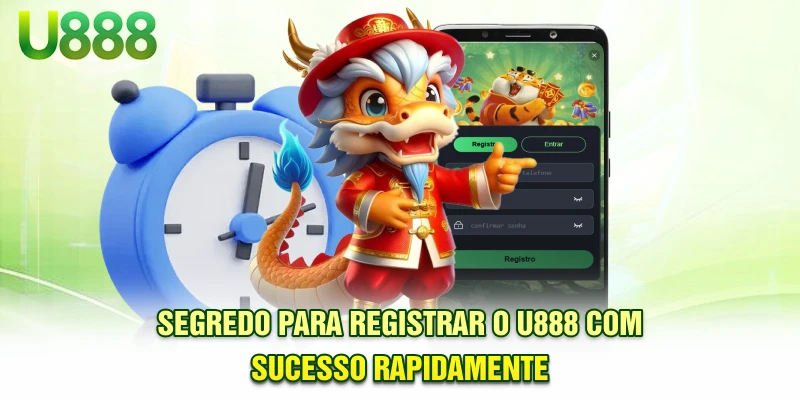 Segredo para registrar o U888 com sucesso rapidamente