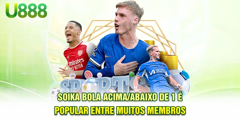 Apostas acima/abaixo de 1 gol são populares entre muitos membros