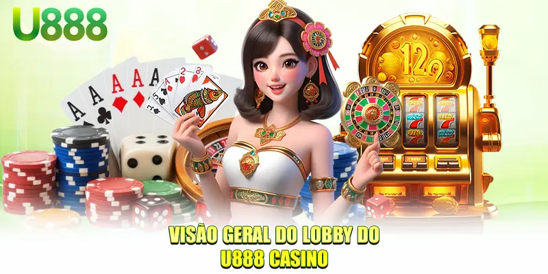 Visão geral do lobby do U888 Casino